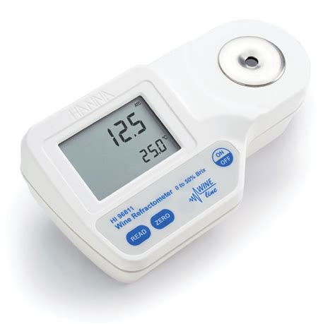 hanna hi 96811 digital brix refractometer|Digital Refractometer for Brix Measurement in Food.